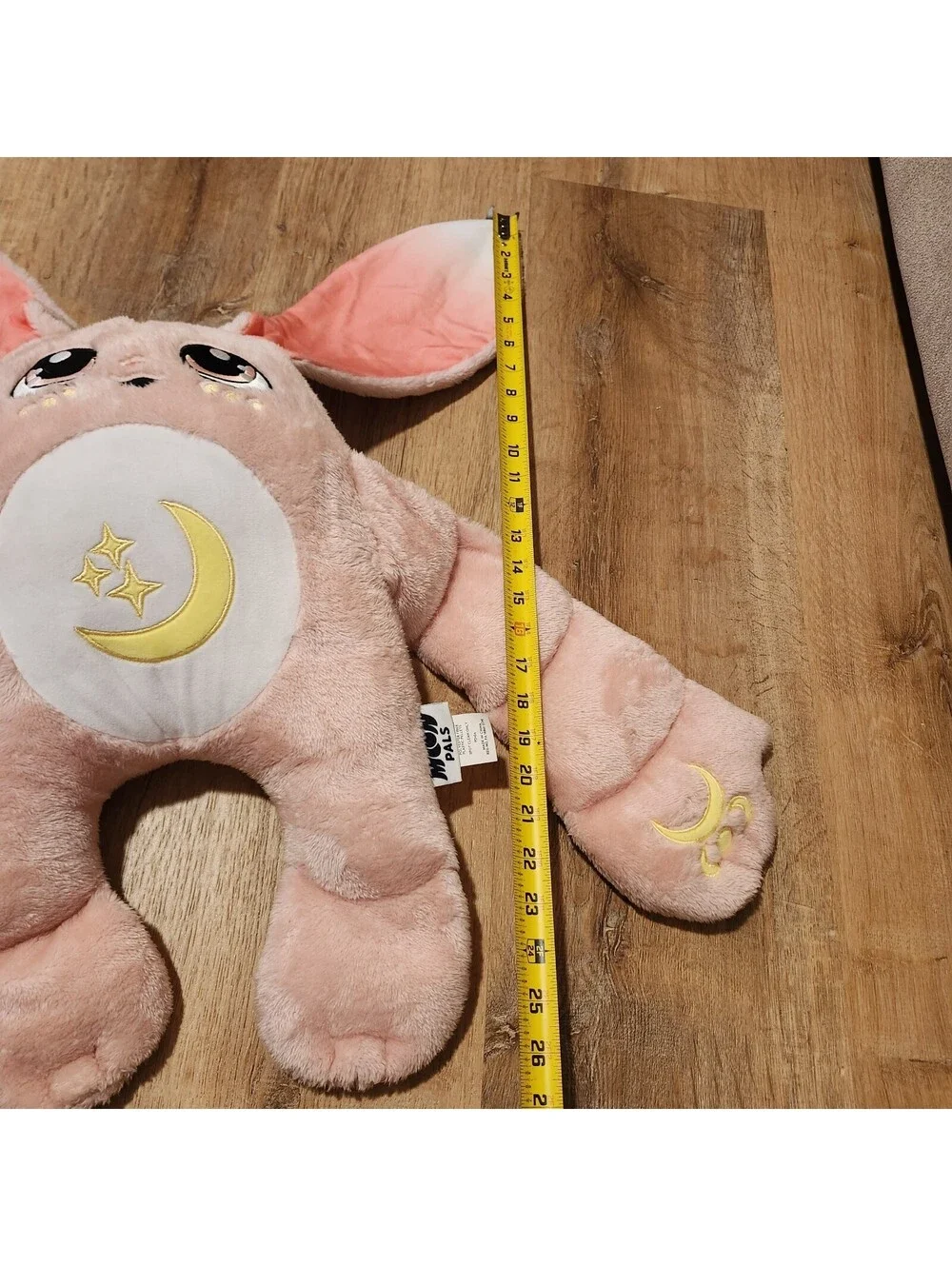 Moon Pals Mylo Pink Bunny Weighted Stuffed Plush Toy Sensory Therapeutic 5lb EUC